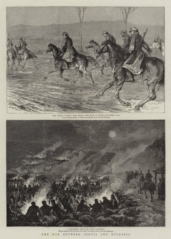 La Guerra entre Serbia y Bulgaria de Frederic Villiers