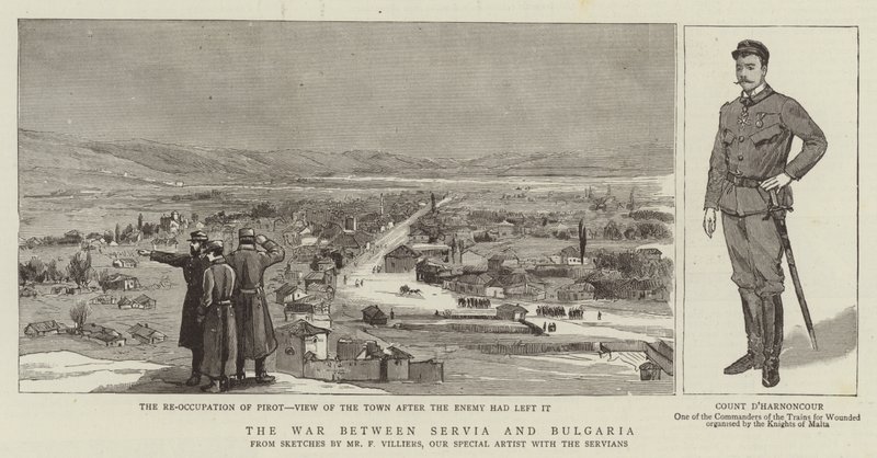 La Guerra entre Serbia y Bulgaria de Frederic Villiers