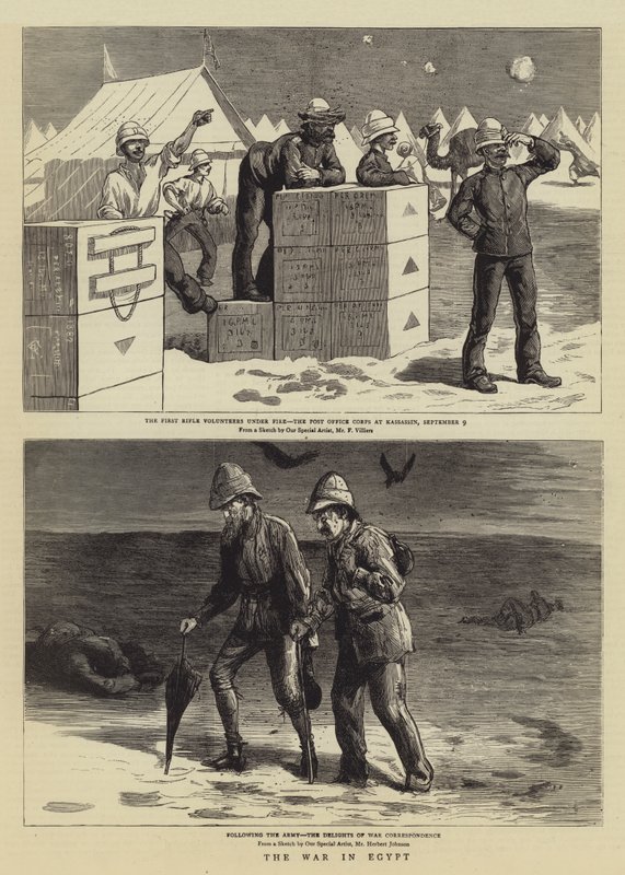 La guerra en Egipto de Frederic Villiers