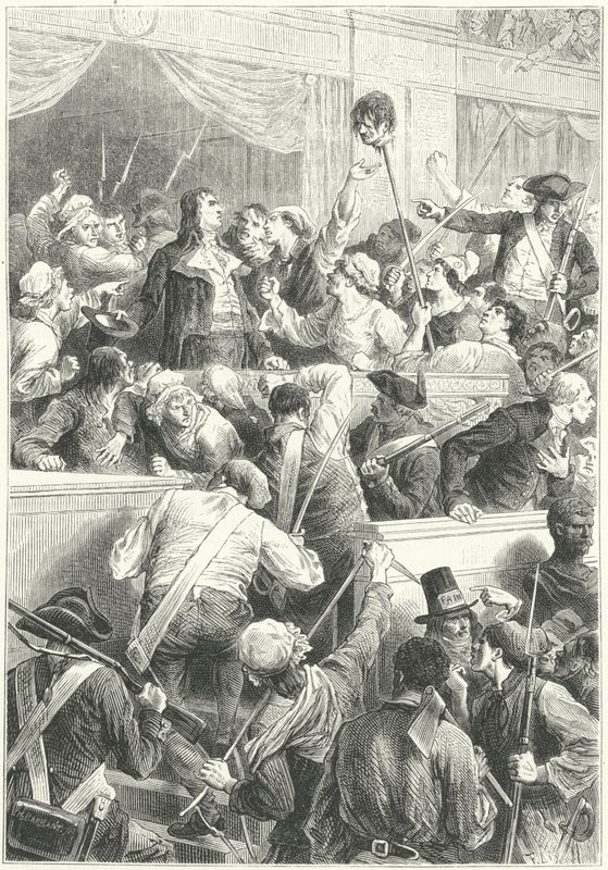 Insurrección del 1er Año Prairial III, París, 20 de mayo de 1795 (grabado) de Frederic Theodore (after) Lix