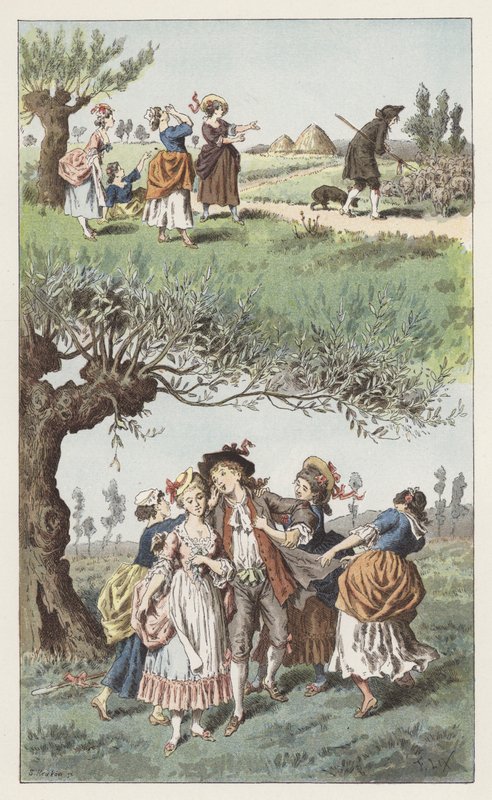 Éramos tres chicas de Frederic Theodore (after) Lix