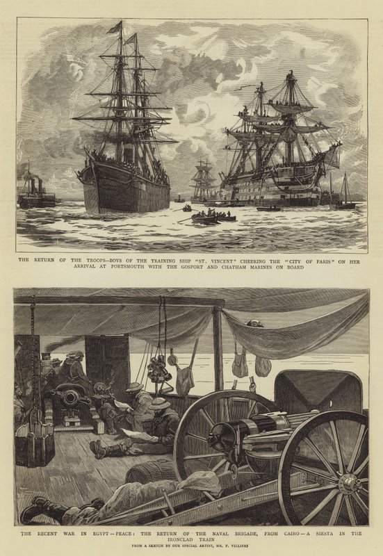 La guerra en Egipto de Frederic Villiers