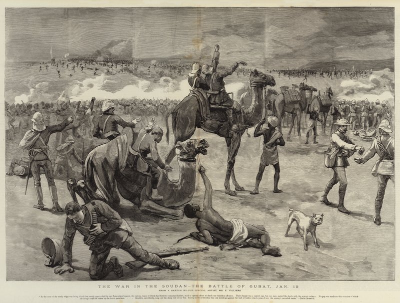 La Guerra en Sudán, la Batalla de Gubat, 19 de enero de Frederic Villiers