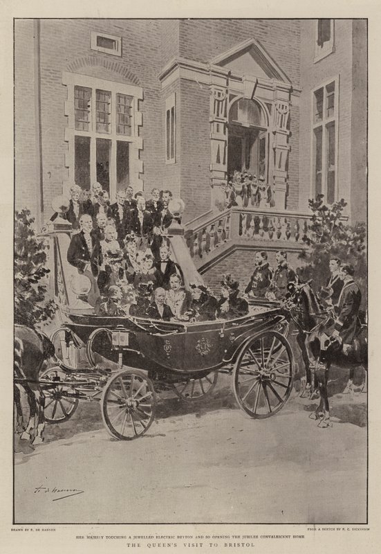 La Visita de la Reina a Bristol de Frederic de Haenen