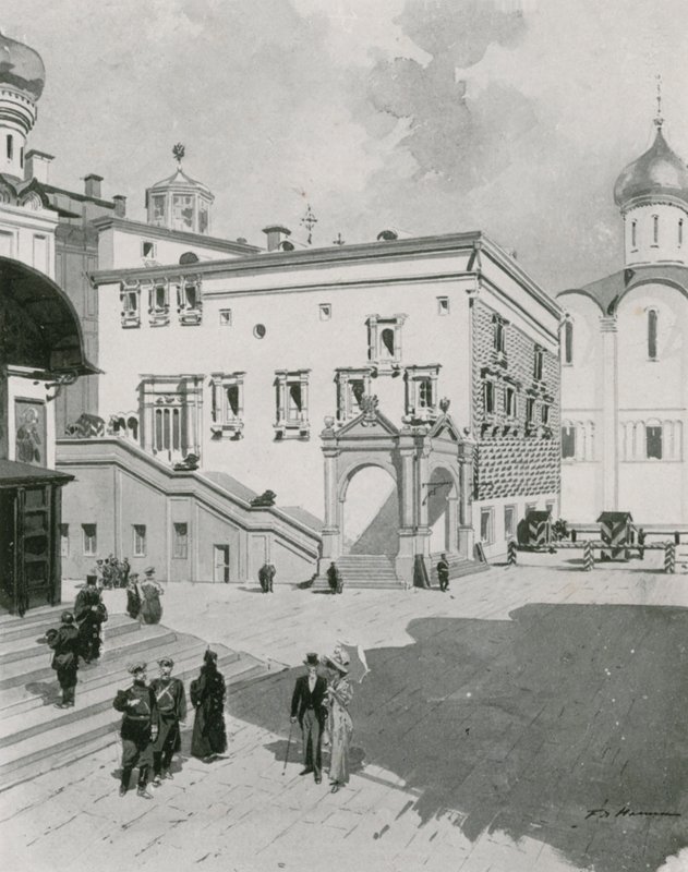 La Escalera Roja (o Hermosa) del Kremlin de Frederic de Haenen