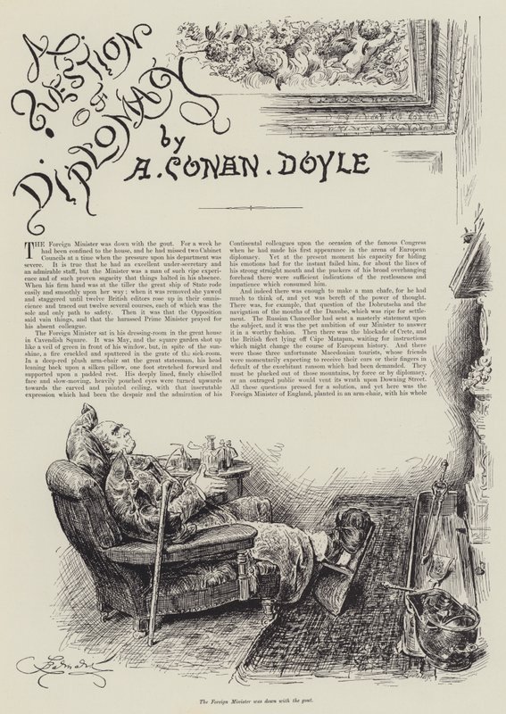 Una cuestión de diplomacia de Frederick Barnard