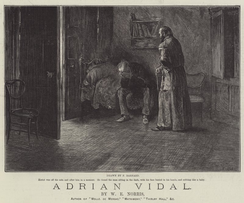 Adrian Vidal, por W E Norris de Frederick Barnard