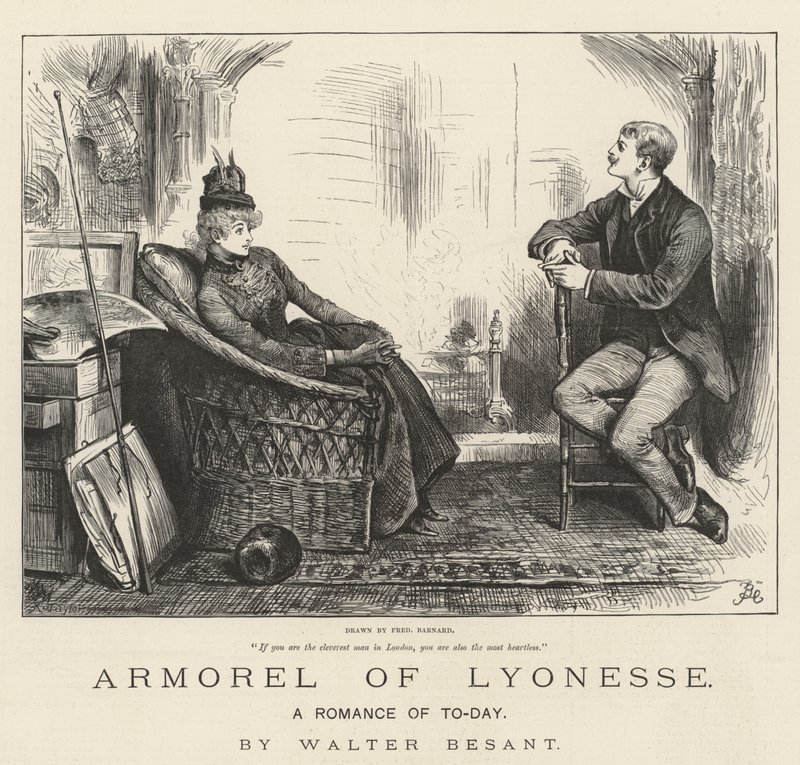 Armorel de Lyonesse, un romance de hoy, por Walter Besant de Frederick Barnard