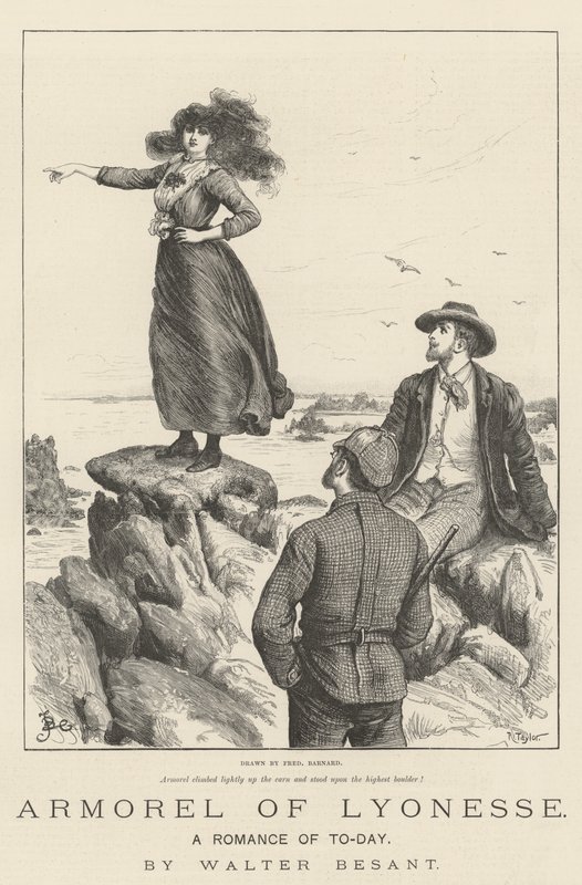 Armorel de Lyonesse, un romance de hoy, por Walter Besant de Frederick Barnard