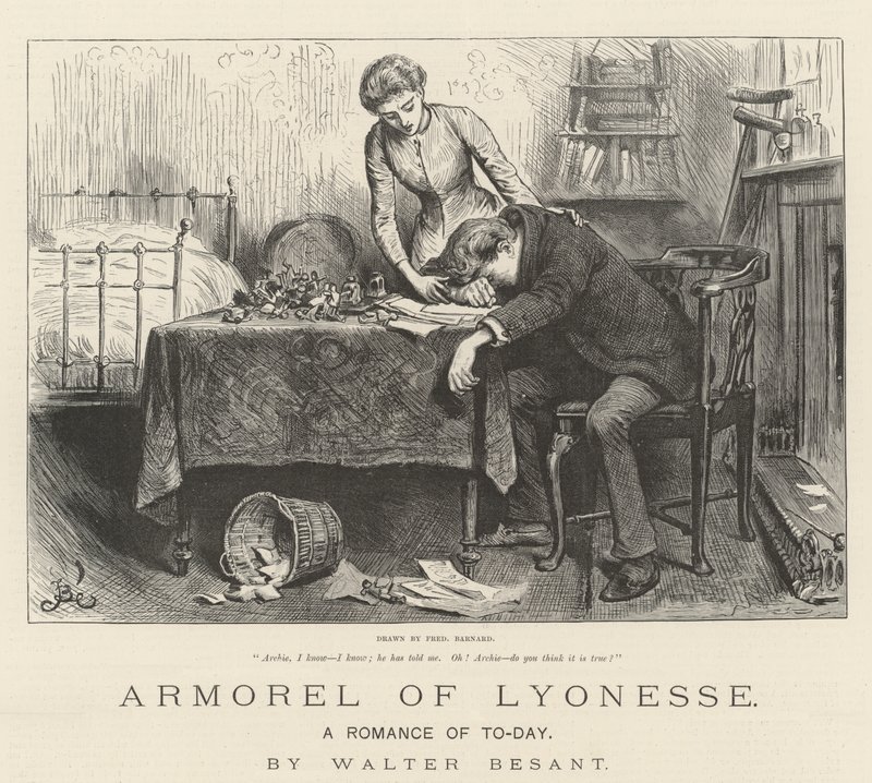 Armorel de Lyonesse, Un Romance de Hoy, por Walter Besant de Frederick Barnard