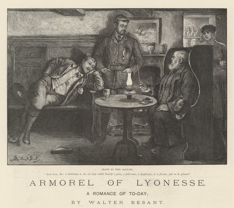 Armorel de Lyonesse, un romance de hoy, por Walter Besant de Frederick Barnard