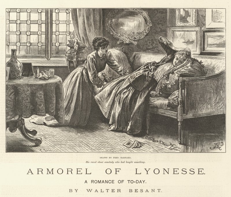 Armorel de Lyonesse, Un Romance de Hoy, por Walter Besant de Frederick Barnard