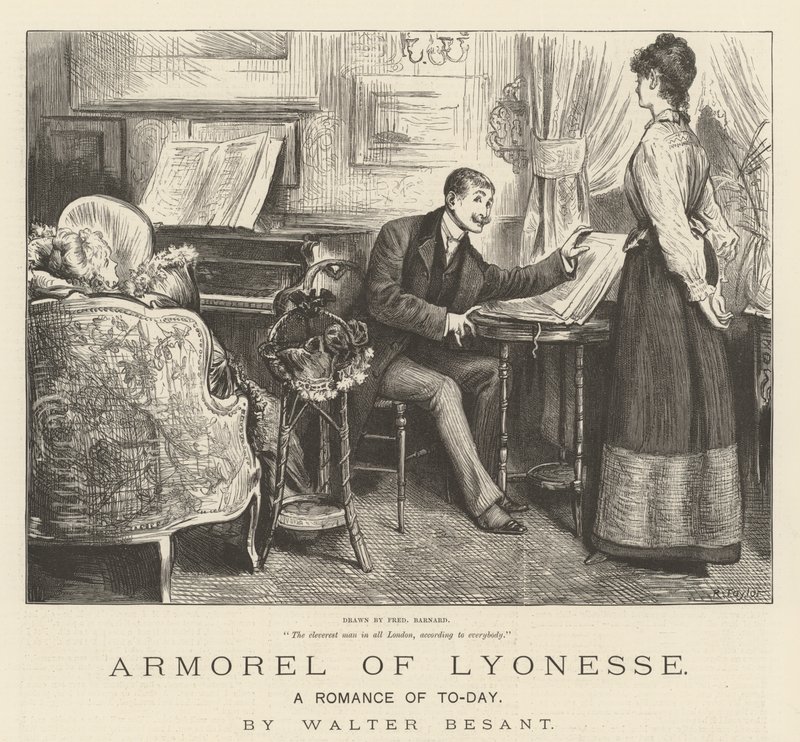 Armorel de Lyonesse, un romance de hoy, por Walter Besant de Frederick Barnard