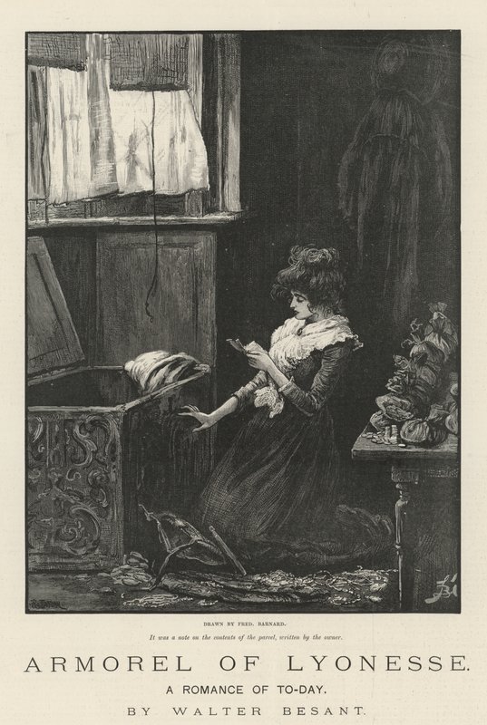 Armorel de Lyonesse, un romance de hoy, por Walter Besant de Frederick Barnard
