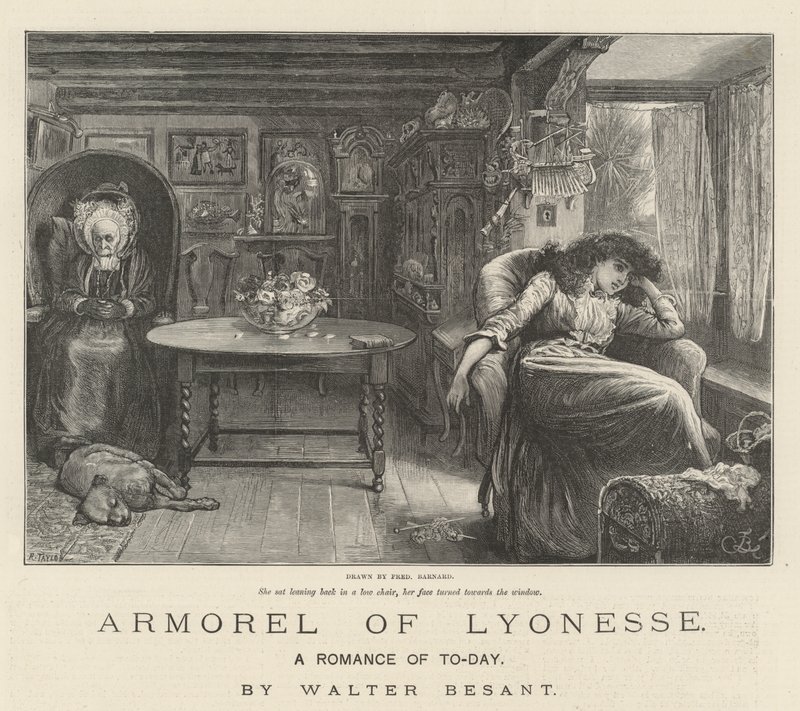 Armorel de Lyonesse, un romance de hoy, por Walter Besant de Frederick Barnard