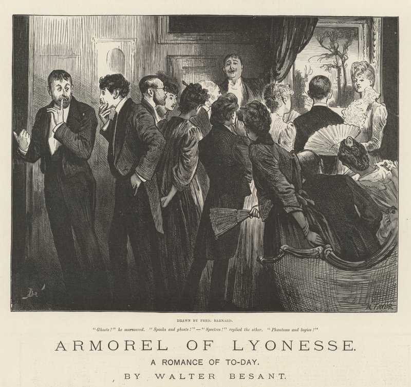 Armorel de Lyonesse, Un Romance de Hoy, por Walter Besant de Frederick Barnard