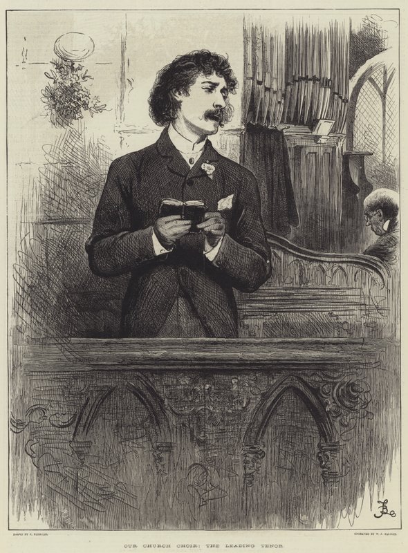 Nuestro coro de la iglesia, el tenor principal de Frederick Barnard