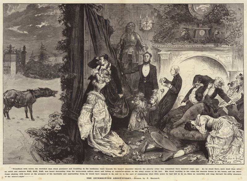 La historia de fantasmas interrumpida de Frederick Barnard