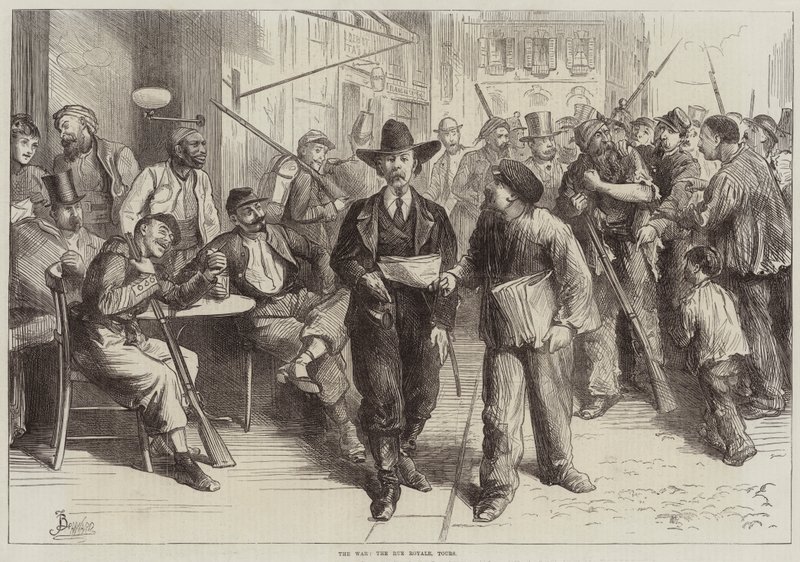 La guerra, la Rue Royale, Tours de Frederick Barnard