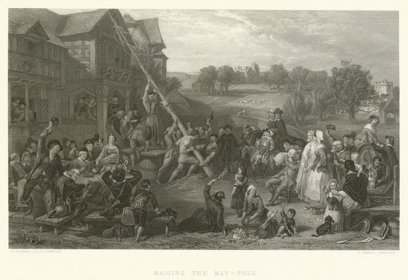 Levantando el mayo de Frederick Goodall