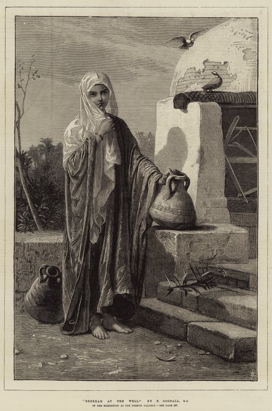 Rebeca en el Pozo de Frederick Goodall
