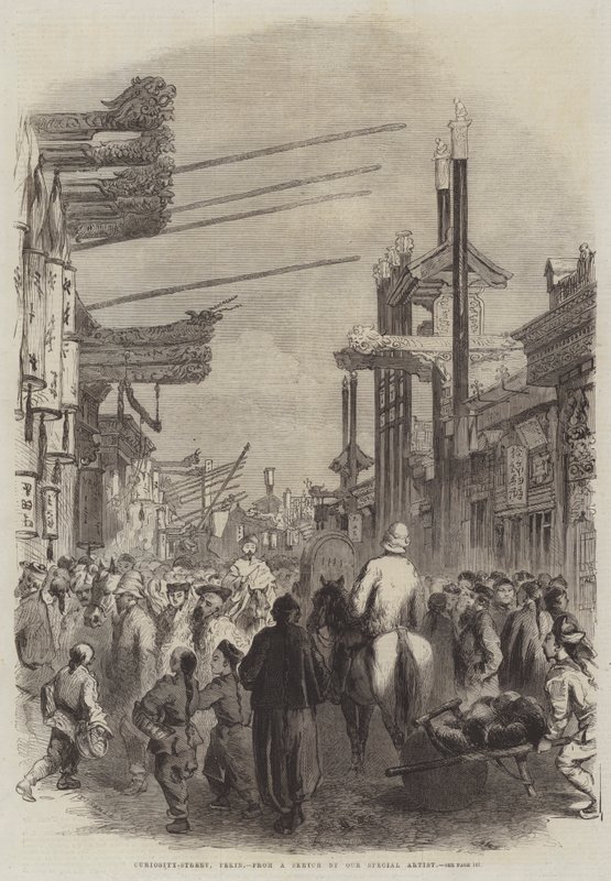 Calle de la Curiosidad, Pekín de Frederick John Skill