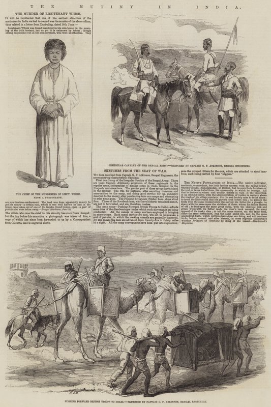 El motín en India de Frederick John Skill