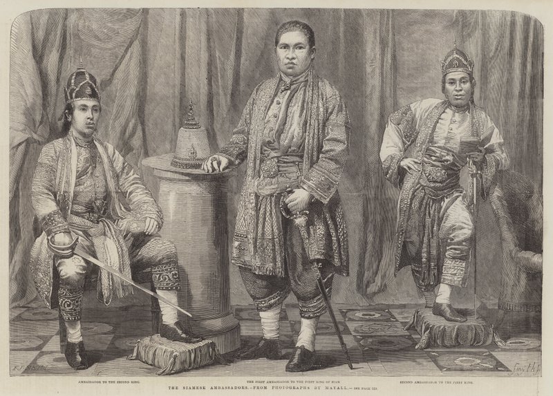 Los embajadores siameses de Frederick John Skill