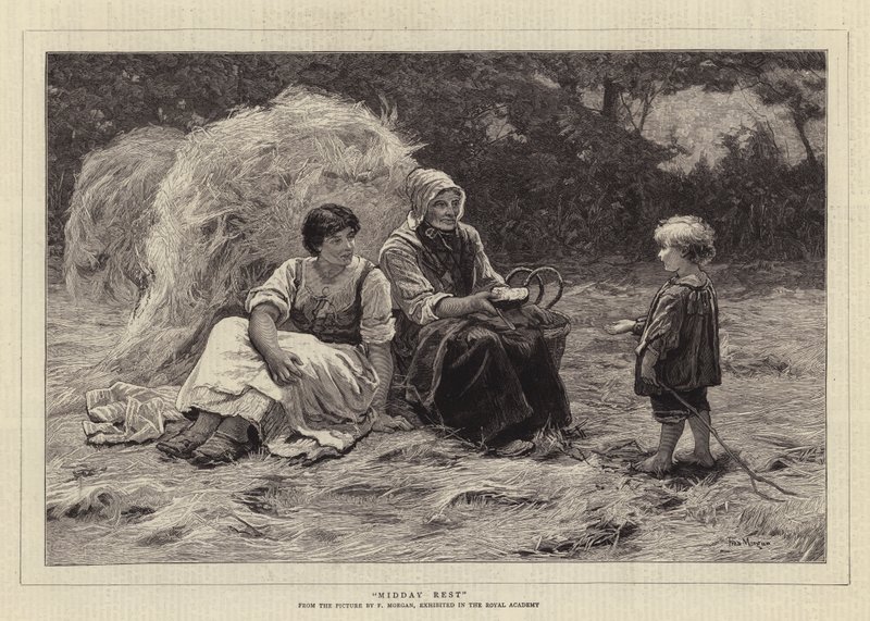 Descanso del mediodía de Frederick Morgan