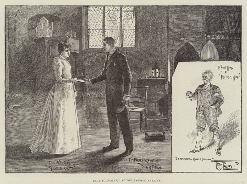 Lady Bountiful, en el Teatro Garrick de Frederick Pegram