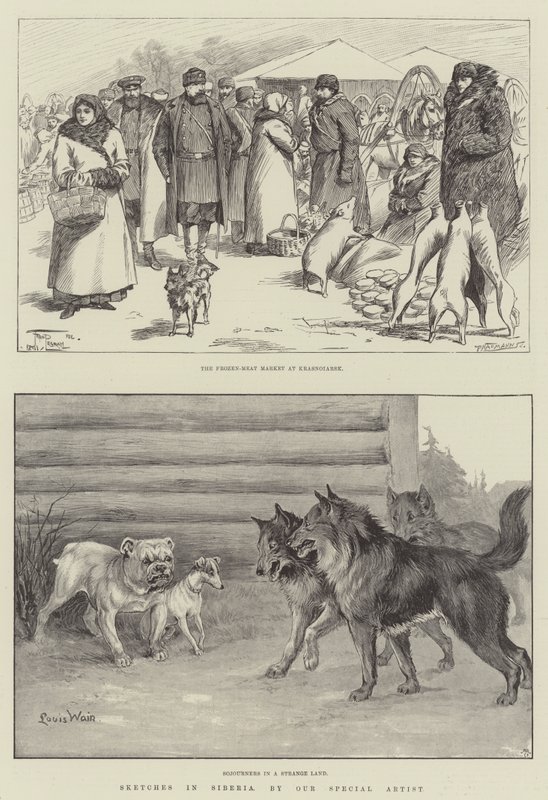 Bocetos en Siberia de Frederick Pegram