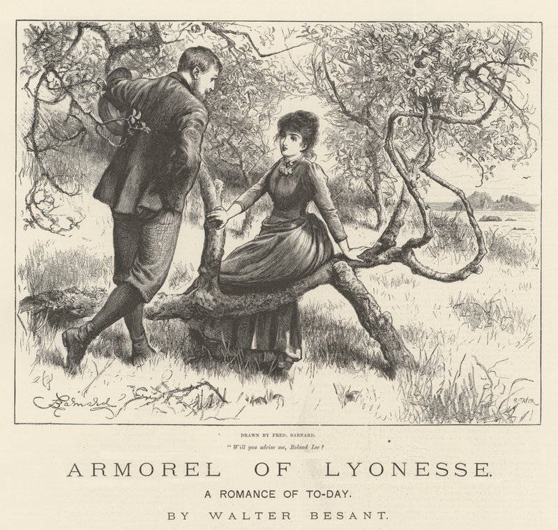 Armorel de Lyonesse, un romance de hoy, por Walter Besant de Frederick Barnard
