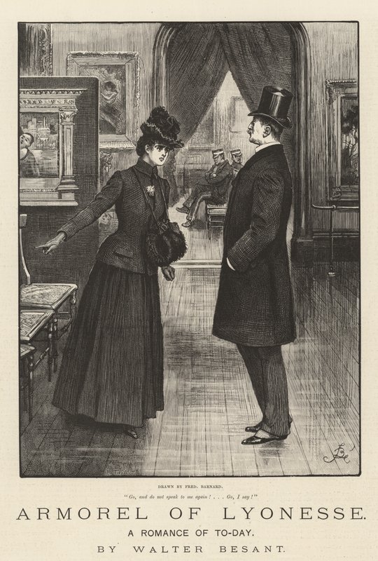 Armorel de Lyonesse, Un romance de hoy, por Walter Besant de Frederick Barnard