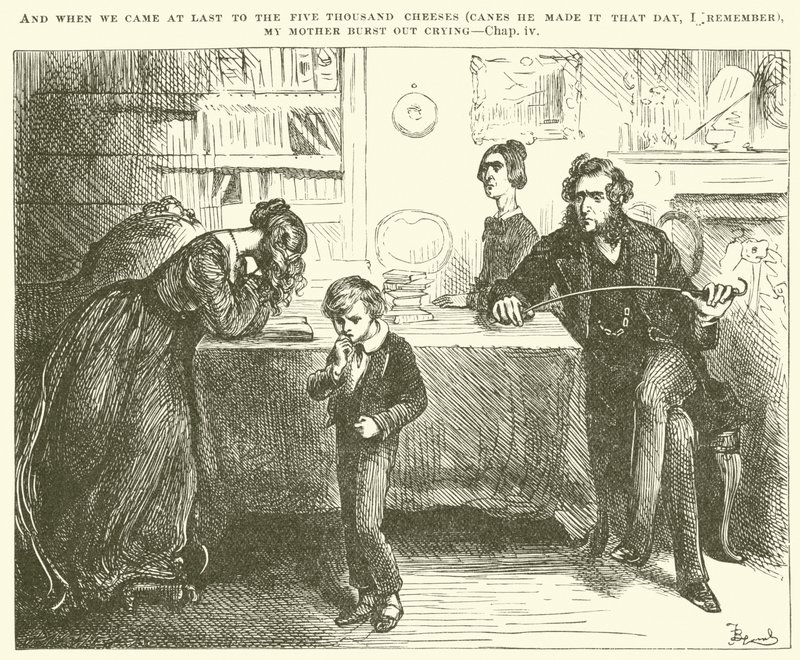 Ilustración para David Copperfield de Frederick Barnard