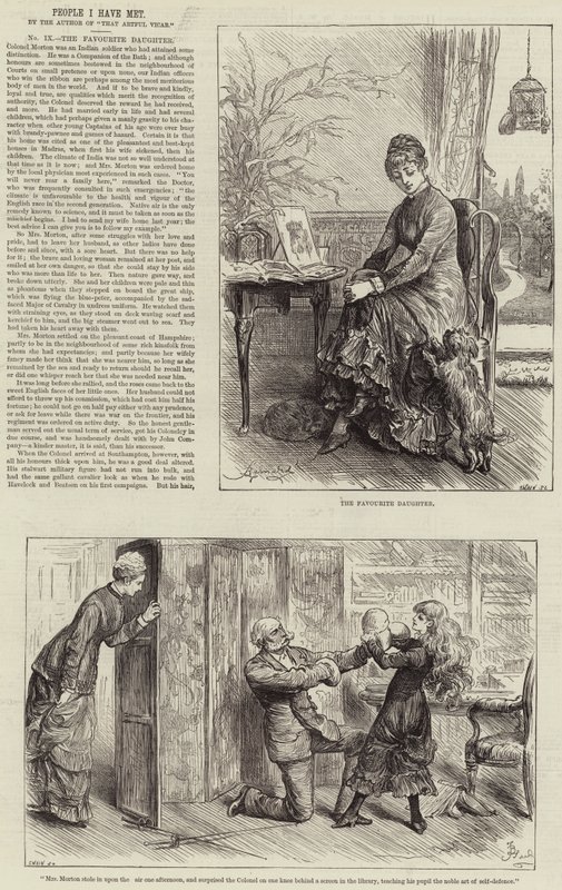 Personas que he conocido, la hija favorita de Frederick Barnard