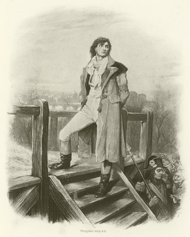 Sydney Carton (grabado) de Frederick Barnard