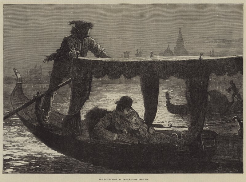 La luna de miel en Venecia de Frederick Barnard