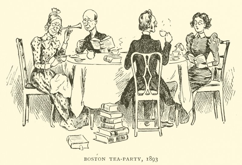 Fiesta del té de Boston, 1893 de Frederick Burr Opper