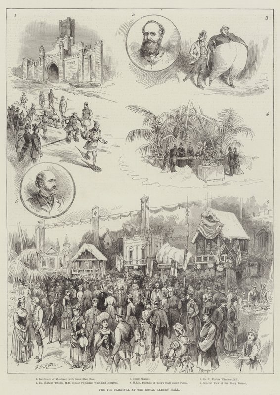 El carnaval de hielo en el Royal Albert Hall de Frederick George Kitton