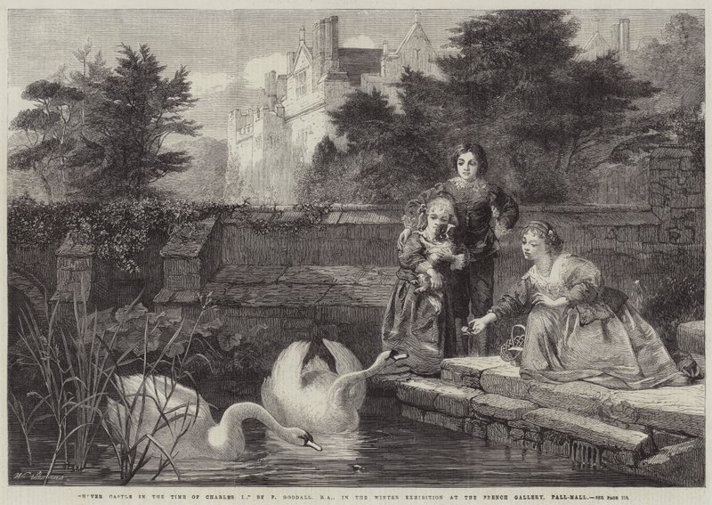Castillo de Hever en la época de Carlos I de Frederick Goodall