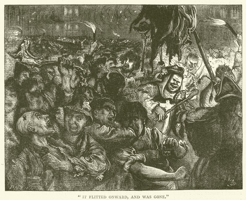 Ilustración para Barnaby Rudge de Frederick L. Bernard