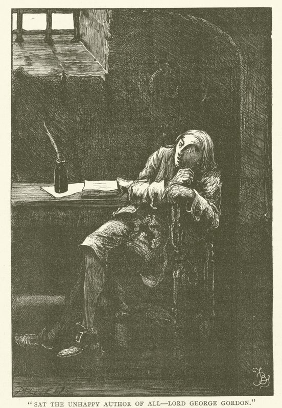 Ilustración para Barnaby Rudge de Frederick L. Bernard