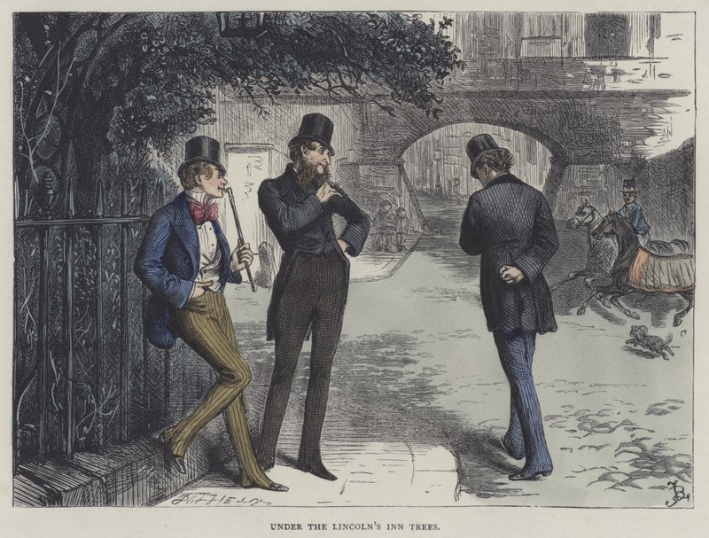 Ilustración para Casa Desolada de Frederick L. Bernard