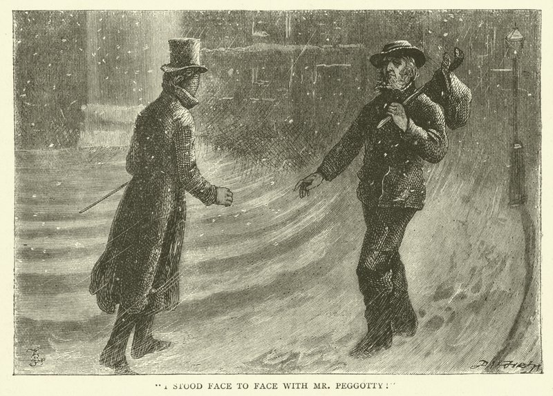 Ilustración para David Copperfield de Frederick L. Bernard