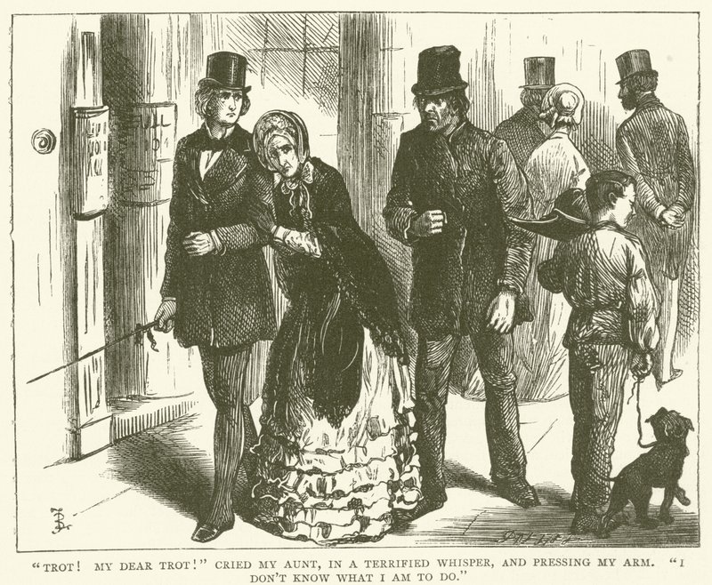 Ilustración para David Copperfield de Frederick L. Bernard