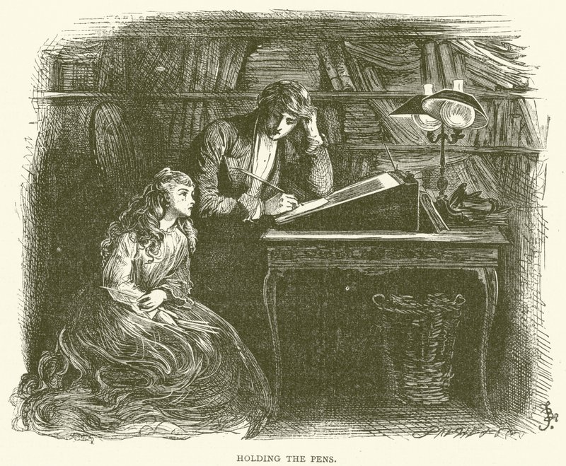 Ilustración para David Copperfield de Frederick L. Bernard