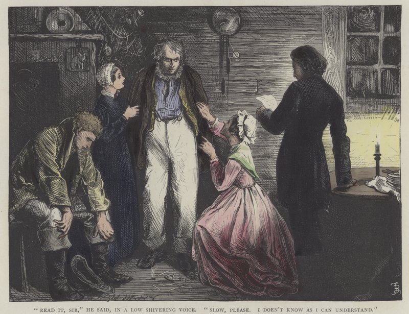 Ilustración para David Copperfield de Frederick L. Bernard