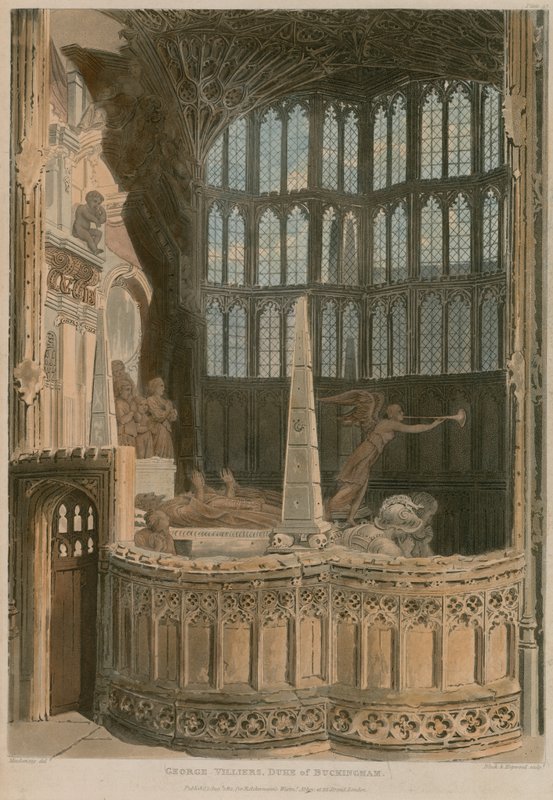 Memorial a George Villiers, Duque de Buckingham, Abadía de Westminster, Londres de Frederick Mackenzie