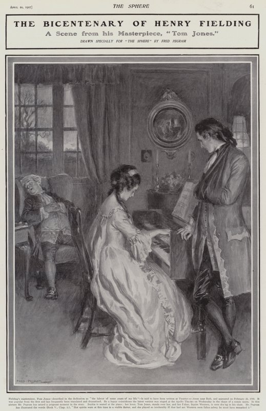 Una escena de Tom Jones de Henry Fielding de Frederick Pegram