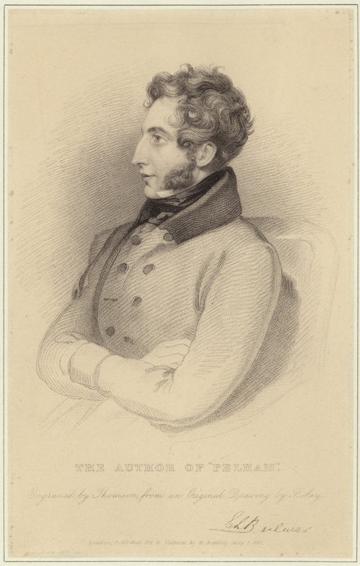 Retrato de Edward Bulwer-Lytton, Barón Lytton de Frederick Richard Say